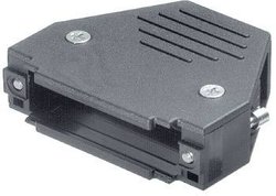 Obudowa złącza D-SUB Deltron Connectors DC 15 UN4, tworzywo sztuczne, 180 °, 45 °, 1 szt.