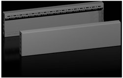Pokrywa dolna VX, boczna, wys.: 100 mm, dla gł.: 600 mm, blacha stalowa Pokrywa Rittal 8660033 8660.033 1 szt.
