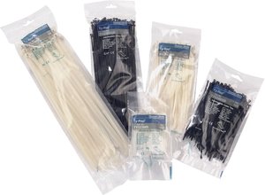 Opaski Ty-Rap® odporne na UV z zamknięciem stalowym  TY5253MXR Kolor producenta: czarny ABB TY5253MXR 100 szt.