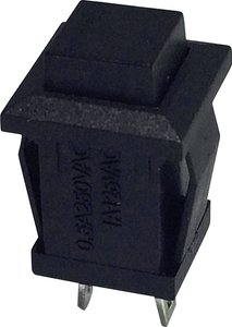 Przycisk TRU COMPONENTS TC-R13-57B-05BK 1587713, 250 V/AC, 0.5 A, 1 szt.