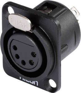 Złącze montażowe XLR, 3-Pin Hicon HI-X5DF-G