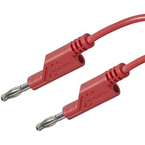 VOLTCRAFT Przewód pomiarowy  4 mm 1.00 m czerwony 1 szt.