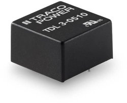 Przetwornica DC/DC, do PCB TracoPower TDL 3-4821 TDL 3-4821, DIP, 3 W, 5 V/DC, -5 V/DC, 300 mA, 1 szt.