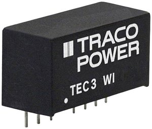 Przetwornica DC/DC, do PCB TracoPower TEC 3-2419WI TEC 3-2419WI, SIL-8, 3 W, 333 mA, 1 szt.