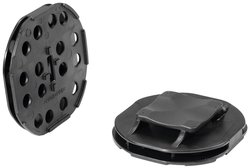 Cokół klejowy HellermannTyton PMB8-PA66/6HIRHS-BK 151-03196, 13 mm (max), 1 szt.