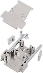 Obudowa złącza D-SUB encitech D3PK15-M-LJS-K 1260-0106-02, tworzywo sztuczne, metalizowane, 1 szt.