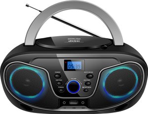 Radio-CD Silva Schneider MPC 19.4 USB UKW  czarny, srebrny
