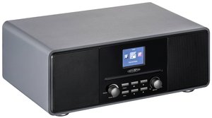Radio internetowe z odtwarzaczem CD Reflexion HRA19INT/GR DAB, DAB+, Internet, UKW z pilotem szary