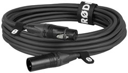 Kabel mikrofonowy XLR RøDE XLR6M Premium XLR w kolorze czarnym. (6 m) Kabel Canare, złącze Neutrik. XLR kabel 6 m Rode XLR6M 1 szt.