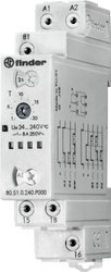 Przekaźnik czasowy Finder 80.51.0.240.P000, 0.1 s - 24 h, 400 V/AC, 8 A, 1 szt.