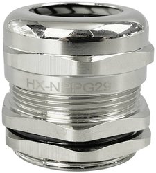 TRU COMPONENTS  Dławnica kablowa  PG29  mosiądz (niklowany) Dławnica kablowa TRU COMPONENTS TC-10302892, 1 szt.