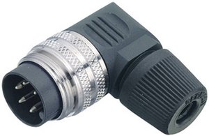 Złącze kątowe męskie seria 682 Binder 09-0135-70-03 IP40 3-DIN 7 A