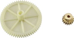 Zębatka 62 zęby, zębatka silnia 17 zębów Reely 0015+0088 1 szt.