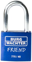 Kłódka Burg Wächter 39441 40.00 mm Zamykana na klucz   z zamkiem kluczykowym