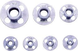 7 szt. Zestaw narzynek do oprawki do gwintowania zewnętrznego Zestaw tulejek do narzynek Exact, M3 - M12, 7 szt.