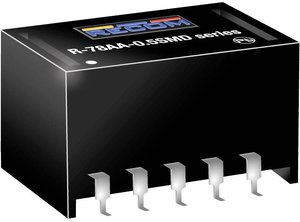 Przetwornica DC/DC, SMD RECOM R-78AA6.5-0.5SMD R-78AA6.5-0.5SMD, SMD-10, 11, 500 mA, 1 szt.