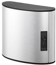 Szafka na klucze DURABLE KEY BOX KOD 30,2 x 28 x 11,8 cm (szer. x wys. x gł.) zawiera 6 breloków na klucze KLIPS (różne kolory) aluminium srebrny metalik Szafka na klucze Durable KEY BOXE CODE 18 - 1969 196923 Ilośc haków 18