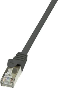 kabel LAN LogiLink CP1063S, 1 szt., RJ45, CAT 5e, F/UTP, 3.00 m, czarny