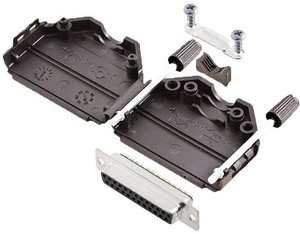 Zestaw listew żeńskich D-Sub TRU COMPONENTS TCDPPK25BKDMSK 7709460, rzędy: 2, styki: 25, 180 °, 1 szt.