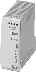 Zasilacz na szynę DIN Phoenix Contact UNO-PS/1AC/ 5DC/ 40W 2904375 5 V/DC 8 A 25 W Ilość wyjść:1 x