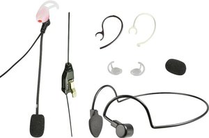 HS 02 A, douszny zestaw słuchawkowy, do radiotelefonów Albrecht / Midland Zestaw słuchawkowy / Słuchawki Albrecht HS 02 A, In-Ear Headset 41650