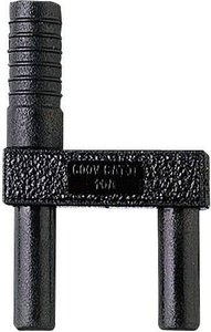 Złączka bananowa Stäubli SKS2-12L/1SA/N 65.9866-21 Średnica pinu: 2 mm Rozstaw kołków: 12 mm czarny 1 szt.