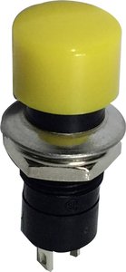Przycisk TRU COMPONENTS TC-R13-40A-05YL 1587708, 12.2 mm, 250 V/AC, 1.5 A, 1 szt.