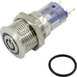 Przycisk wandaloodporny TRU COMPONENTS LAS2-GQF-11E/B/12V/N, 1 szt.