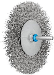 PFERD Szczotka okrągła POS niesplatana RBU Ø 100 x 10 mm trzpień 6 mm drut ze stali nierdzewnej Ø 0,30 43701020 10 szt.
