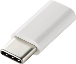 Przejściówka, adapter USB 2.0 Renkforce RF-4472308, [1x złącze męskie USB-C - 1x złącze żeńskie Micro-B USB 2.0]