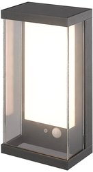 Solarna lampa ścienna Megatron MT70013, 1 W, 200 lm, 3000 K, IP54