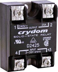 Przekaźnik SSR Crydom TC-GSR-1-25DD 25 A 280 V/AC Przełączanie natychmiastowe 1 szt.