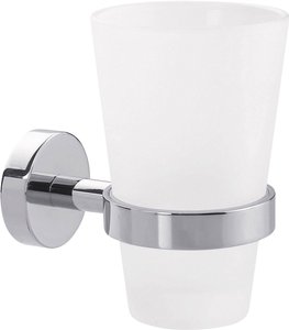 tesa® SMOOZ uchwyt na szczoteczki do zębów, chromowany Miejsce na szczoteczkę tesa 40327-00000-00 1 szt.