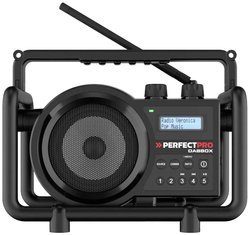 Radio na budowę PerfectPro DABBOX DAB+, UKW wstrząsoodporny czarny