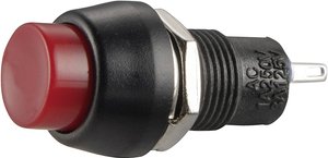 Przełącznik wciskany TRU COMPONENTS TC-R13-84B-05RT 1587724, 10.2 mm, 250 V/AC, 1 A, 1 szt.