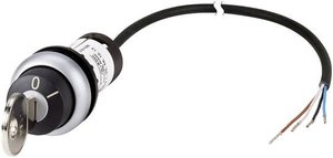 Przełącznik kluczykowy Eaton C22-WRS-MS1-K10-P62  czarny 1 x 60 ° przekręcenie klucza 1 szt.