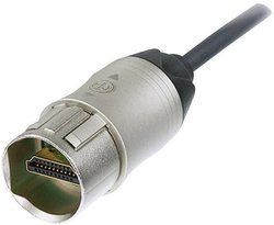 Kabel HDMI Neutrik NKHDMI-1, 1.00 m, nikiel