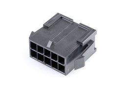 Obudowa złącza pin żeńskiego na kabel Molex MOL Power & Signal Sol. 430201000, piny: 10, 1 szt.