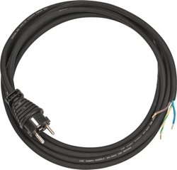 Kabel połączeniowy 3-biegunowy IP44 3m czarny H05RR-F 3G1,5 kabel Brennenstuhl 1160330, 3.00 m, czarny