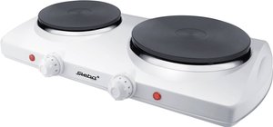 Podwójna kuchenka elektryczna  Steba 063800 ochrona przed przegrzaniem, lampka kontrolna, bezstopniowy regulator temperatury