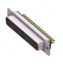 Złącze żeńskie D-Sub Deltron Connectors D37SZ/2FP102, rzędy: 2, styki: 37, 180 °, 1 szt.