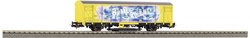 Wagon specjalny Piko H0 54309 Żółty wagon do czyszczenia szyn H0 z graffiti SBB