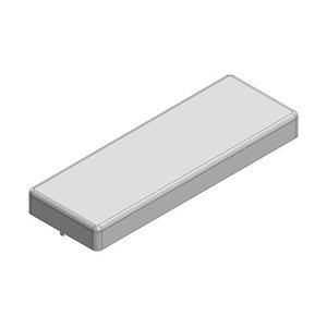 59,3 x 20,6 x 5,7 mm, jednoczęściowa, ciągniona bezszwowo osłona RF/osłona EMI (CRS) Obudowa ekranowana Masach TECH EMI/RFI-Abschirmung MS593-20S, 1 szt.