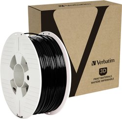 Filament do drukarek 3D PETG Verbatim 55060, Średnica filamentu: 2.85 mm, 1 kg, czarny