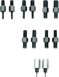 Zestaw adapterów gwintowanych do zastosowań z 1 i 2 otworami, po 2 sztuki Ściągacz Gedore 1120751