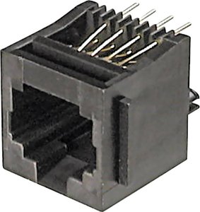 Moduł złącza żeńskiego TRU COMPONENTS TC-A-20141-203 1586528, RJ12, piny:6P6C, 1 szt.