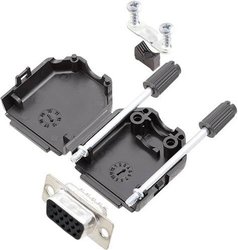 Złącze żeńskie D-Sub encitech DPPK09-BK-HDS15-K 6355-0011-11, rzędy: 3, styki: 15, 180 °, 1 szt.
