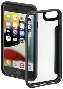 Hama Metallic Frame Cover Apple iPhone 7, iPhone 8, iPhone SE 2020, iPhone SE 2022 przeźroczysty, czarny