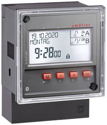 Müller 21056 Przekaźnik - sterownik czasowy na szynę DIN SC 44.21 pro4 230V 50-60Hz, cyfrowy, 2 kanały