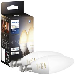 Rozszerzenie oświetlenia LED Philips Lighting Hue White Amb. Doppelpack E14 2x470lm Hue 871951435673300 5.2 W